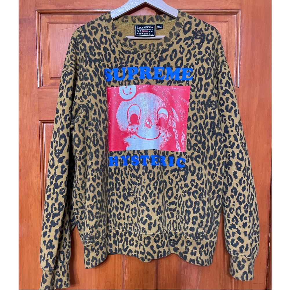 SUPREME sweatshirt leopard print BRAND NEW